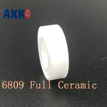 Axk 6809 Полный керамический подшипник(1 шт) 45*58*7 мм Zro2 материал 6809ce полностью из циркониевой керамики 6809 шарикоподшипники