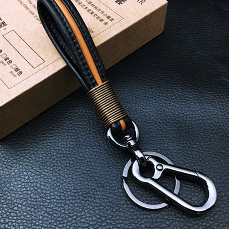 Мода 1 шт. PU кожаный металлический брелок для ключей автомобиля кошелек сумка брелок для автомобиля брелок