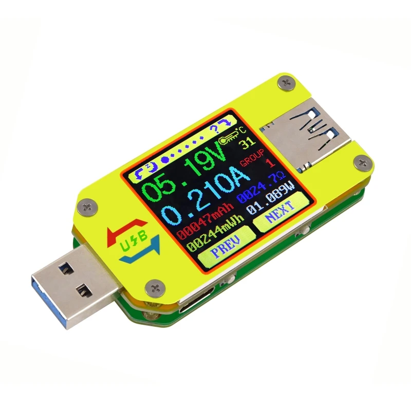 

New 2018 item Upgrade USB 3.0 USB Tester Color LCD Display Tester Voltage Current Meter With Bluetooth Board