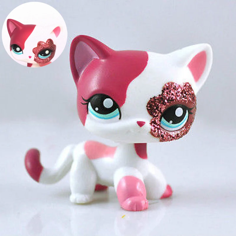 font b pet b font shop toys Healthy Material White Pink Standing Collection Short Hair