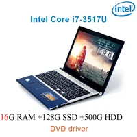 ssd hdd 16G RAM 128g SSD 500G HDD השחור P8-24 i7 3517u 15.6" מחשב נייד משחקי מקלדת DVD נהג ושפת OS זמינה עבור לבחור (1)