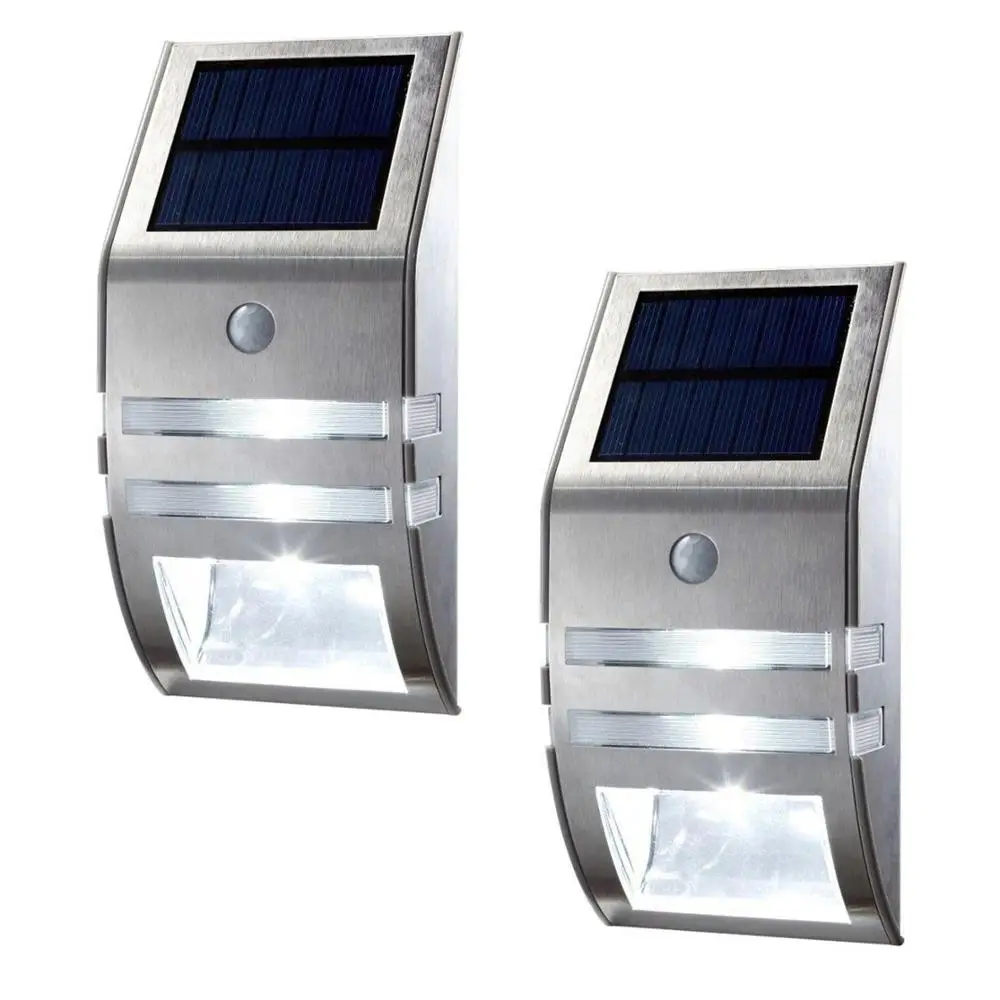 

Super Bright Led Stainless Steel Household Solar Energy Garden Light Outdoor Solar Energy Wall Lamp Human Body Induction Street