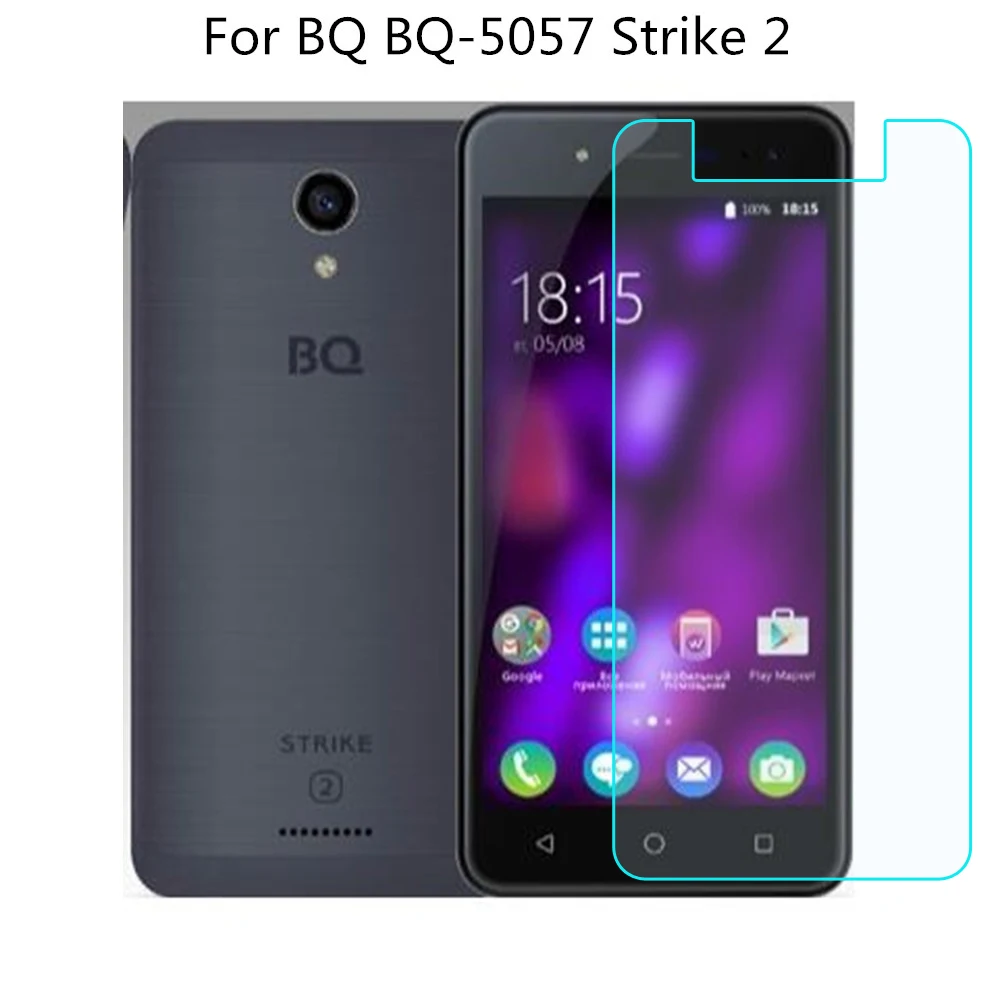 Закаленное стекло для BQ BQ-5057 Strike 2 защита экрана 9H 2.5D Защитная пленка телефона