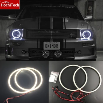 

HochiTech Ultra bright SMD white LED angel eyes 2000LM 12V halo ring kit daytime running light DRL for ford Mustang 2005 - 2009