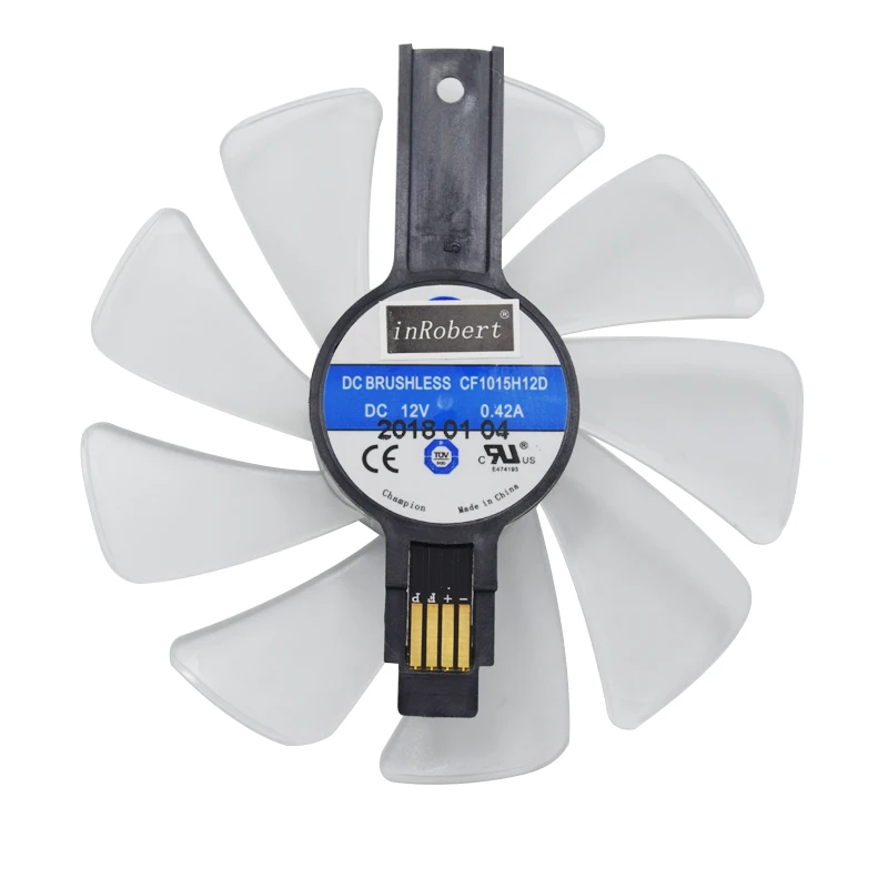 Сменный светодиодный кулер 95 мм CF1015H12D для Sapphire NITRO RX580 RX570 RX480 RX470 4N001 02 20G
