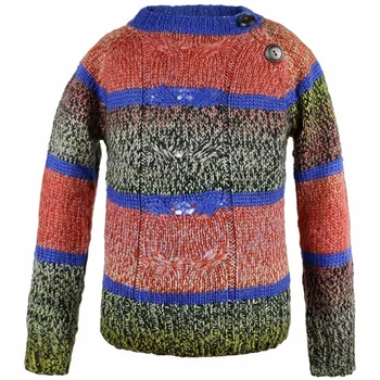 

Autumn Sweater For Boy Knitted Striped Children Patchwork Wool Outerwear Casual Full Sleeve Sweaters Kids Cardigan Tops 4C0858