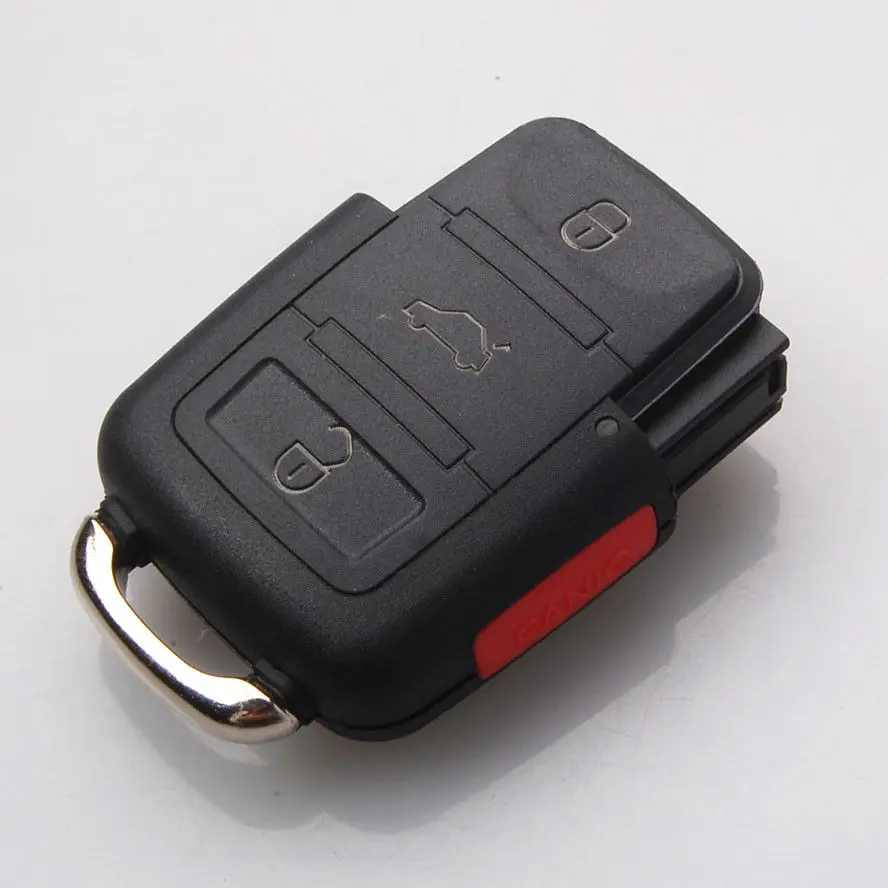 Plastic Car KEY REMOTE SHELL CASE (3buttons +PANIC) Just LOWER PART Key Fob for V W Passat J