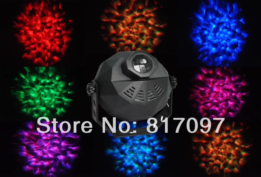 

ACE 9W LED ola acuatica iluminacion disco luces discoteca 220V/110V 5CH luces efectos para fiestas infantiles bodas reunion