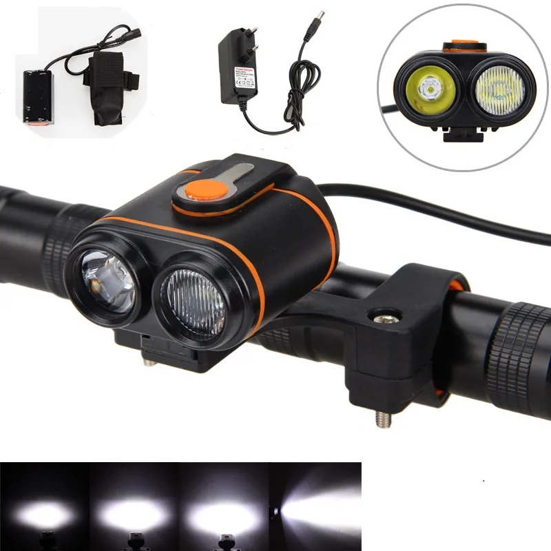 

10000LM 2xXM-L L2 LED Bicycle Cycle Light Front Bike Light Headlamp MTB Road Lantern Accessories For Bicycle+Battery+Charger