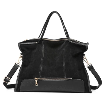 

LOVEVOO women handbag female shoulder crossbody bag split leather ladies tote bag for office work purses and handbags large 2020