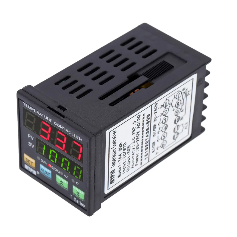 

Digital LED PID Thermometer Heat Cooling Control Temperature Controller thermostat RNR 1 Alarm Relay Output TC/RTD thermostaat