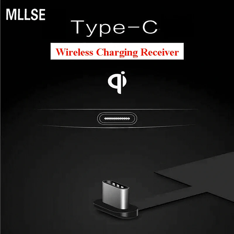 

MLLSE Universal Type-C Qi Wireless Charger Charging Receiver for Huawei P9 Plus Nexus 5X 6P Xiaomi Mi6 5 Oneplus 2 5 Letv Max 2