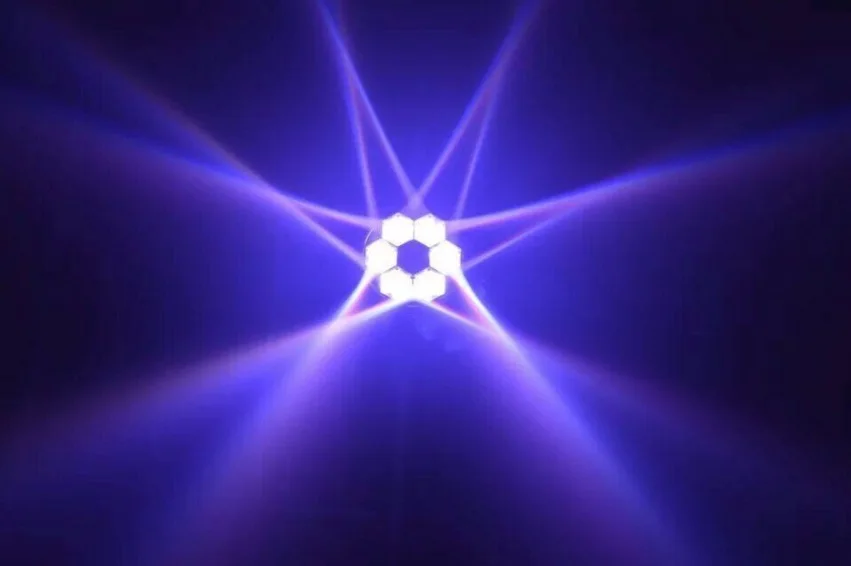 2 шт./лот CREE led глаза пчел 6x15 Вт Светодиодный луч движущаяся голова светильник с f светильник чехол