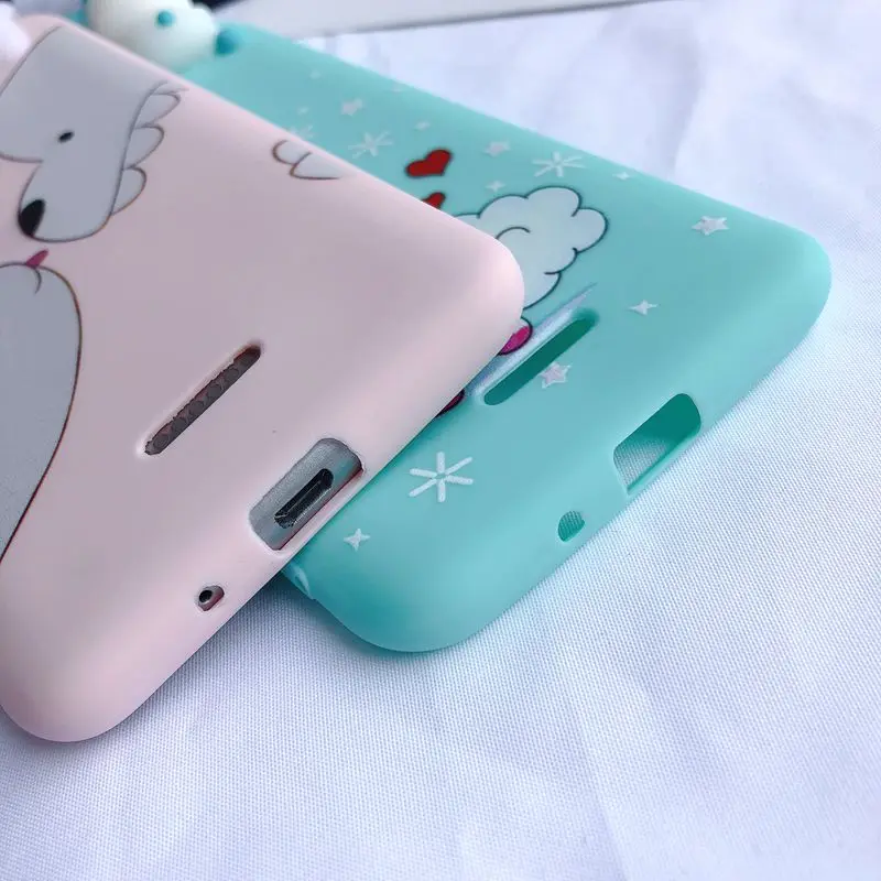 5A 6A 4X etui Xiaomi Redmi 6A 5A S2 4X Case Cover Kawaii 3D Bear Unicorn on for Xiaomi Redmi 5 Plus Note 4 4x 5a Prime Case Capa