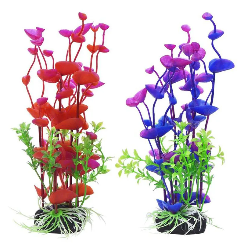 Resin Aquarium Plants Simulated Ornament Decor Landscaping for Fish Tank Wonder Grass Great | Дом и сад