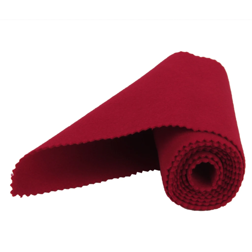 128 x 15cm Red Soft Material Felt Piano Key Cover Keyboard Dust Cover Musical Instruments Accessory