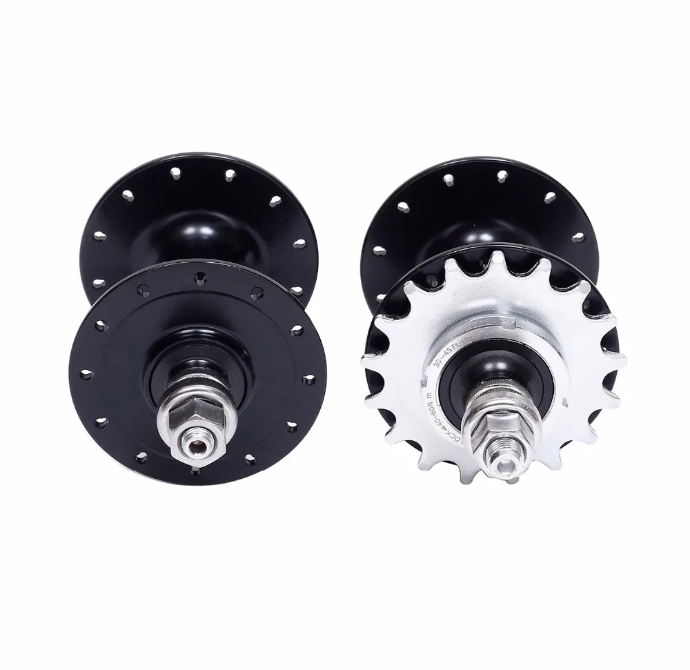 Fixed Gear Bike Hub 24 Holes Retro Racing Road Bike wheelset Aluminium