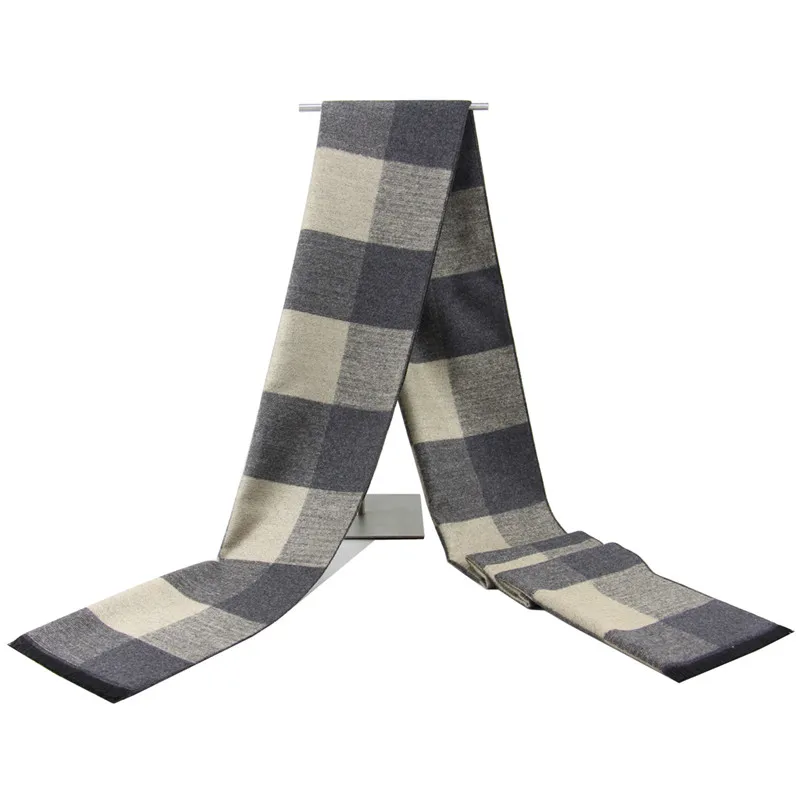 mens designer scarf Winter Scarf New Soft Cashmere Scarves Plaid Check Warm Oblong Fringe Unisex Man Woman's Scarf Pashimina barbour scarf mens Scarves