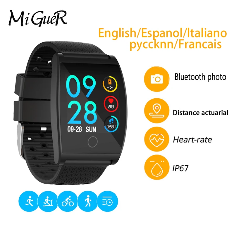 

QS05 Smart Watch I67 Waterproof Blood Pressure Smartwatch GPS Fitness Tracker Heart Rate Monitor Call Reminder Watch Men Women
