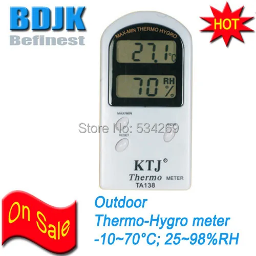 

Digital Indoor Hygrometer &Thermometer C/F Mode Moisture and Temperature Measurement