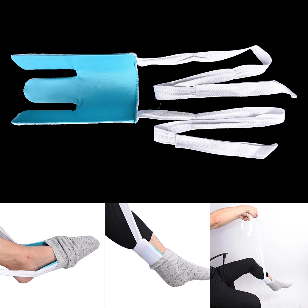 

2017New 1Pc Help Disability Putting on Socks Aid 23cm Sock Stocking Aid convenient tool helps The Person who inconveniences