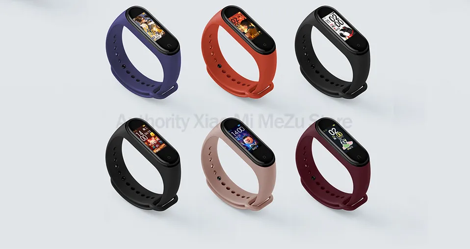 Xiaomi mi Band 4 Smart AMOLED цветной экран браслет пульсометр фитнес Bluetooth 5,0 50MSwim mi ng водонепроницаемый mi Band 4