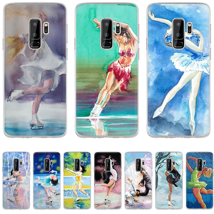 Чехол Gerleek для фигурного катания Samsung Galaxy A7 A8 A9 A10 A30 A40 A50 A70 M10 M20 M30 S10 Plus S10E J6 |