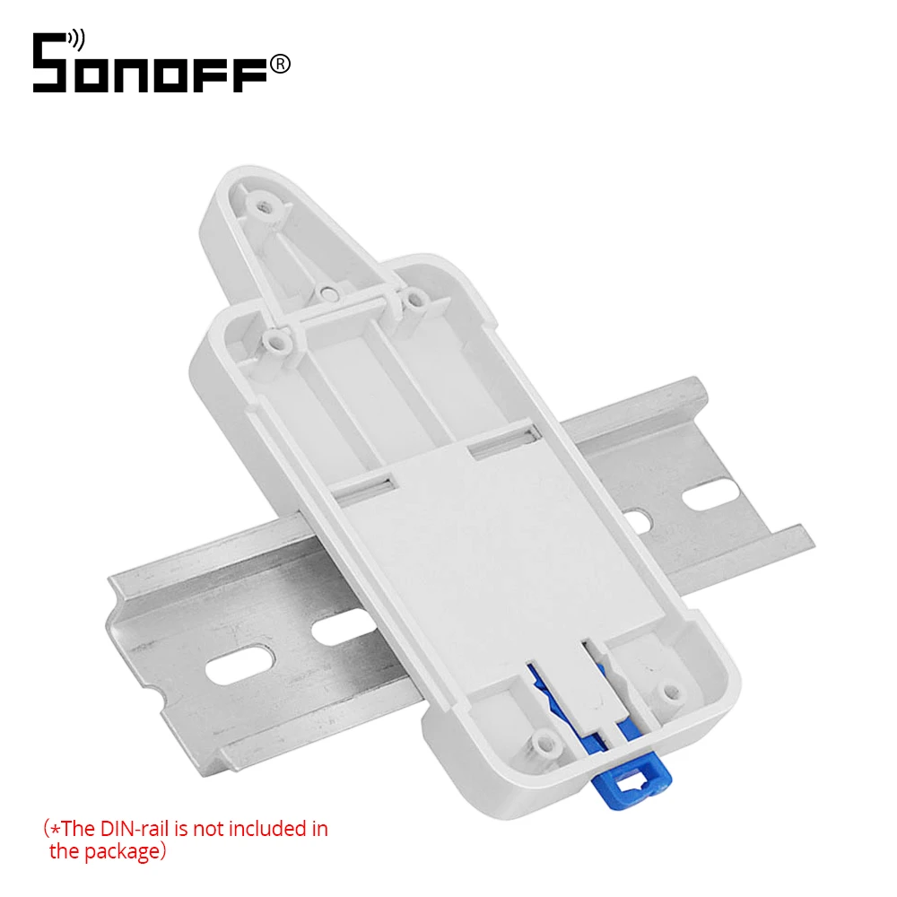 10 шт. SONOFF DR DIN Rail Tray Регулируемый монтируемый рельсовый держатель для Sonoff Basic/RF/ Pow/