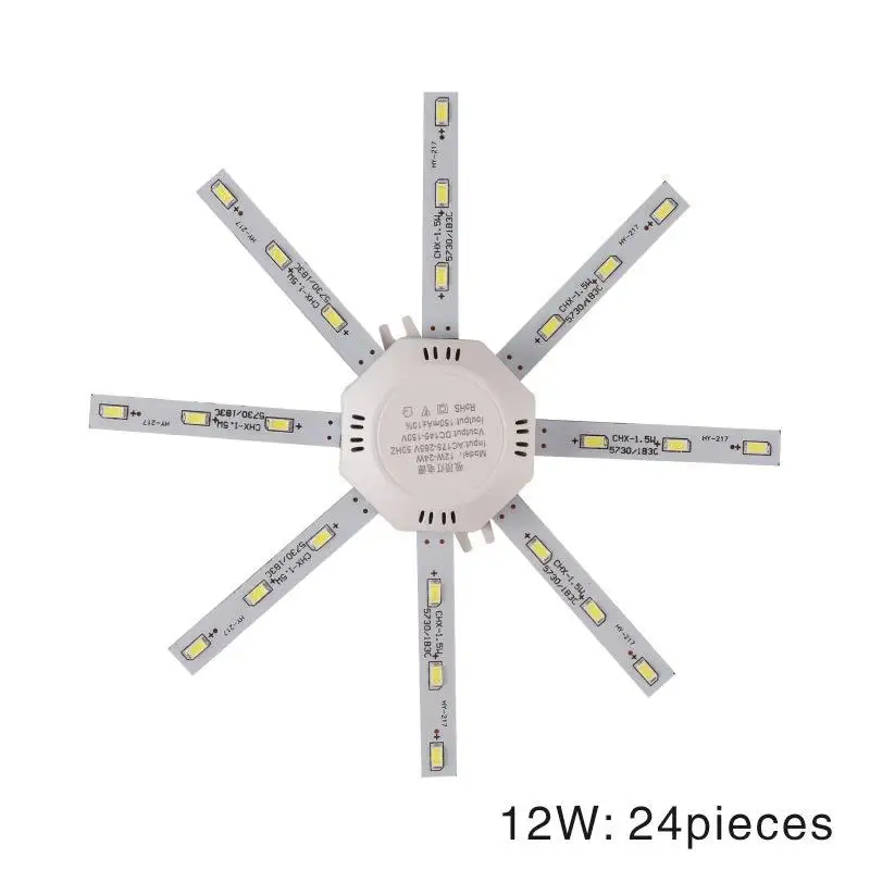

LED Ceiling Lamp 12W 16W 20W 24W LED Bulb Light 220V PCB Board Octopus Tube 5730SMD Energy Saving Lamp