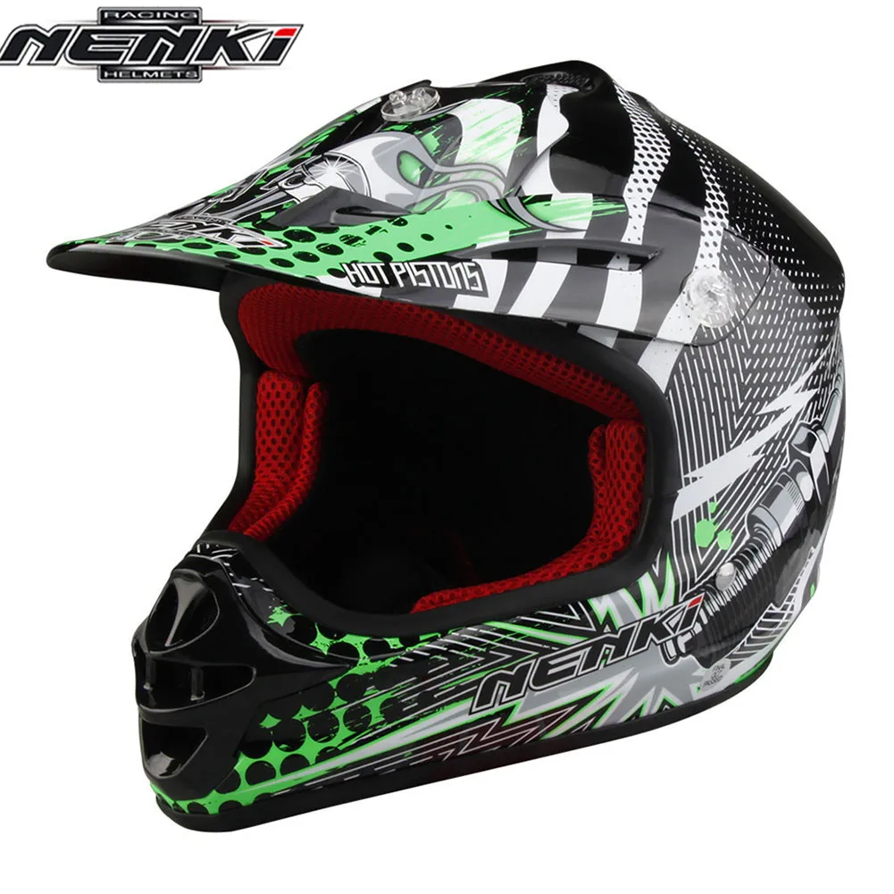 Детский мотоциклетный шлем для мотокросса NENKI детский езды на мотоцикле DH Dirt Bike
