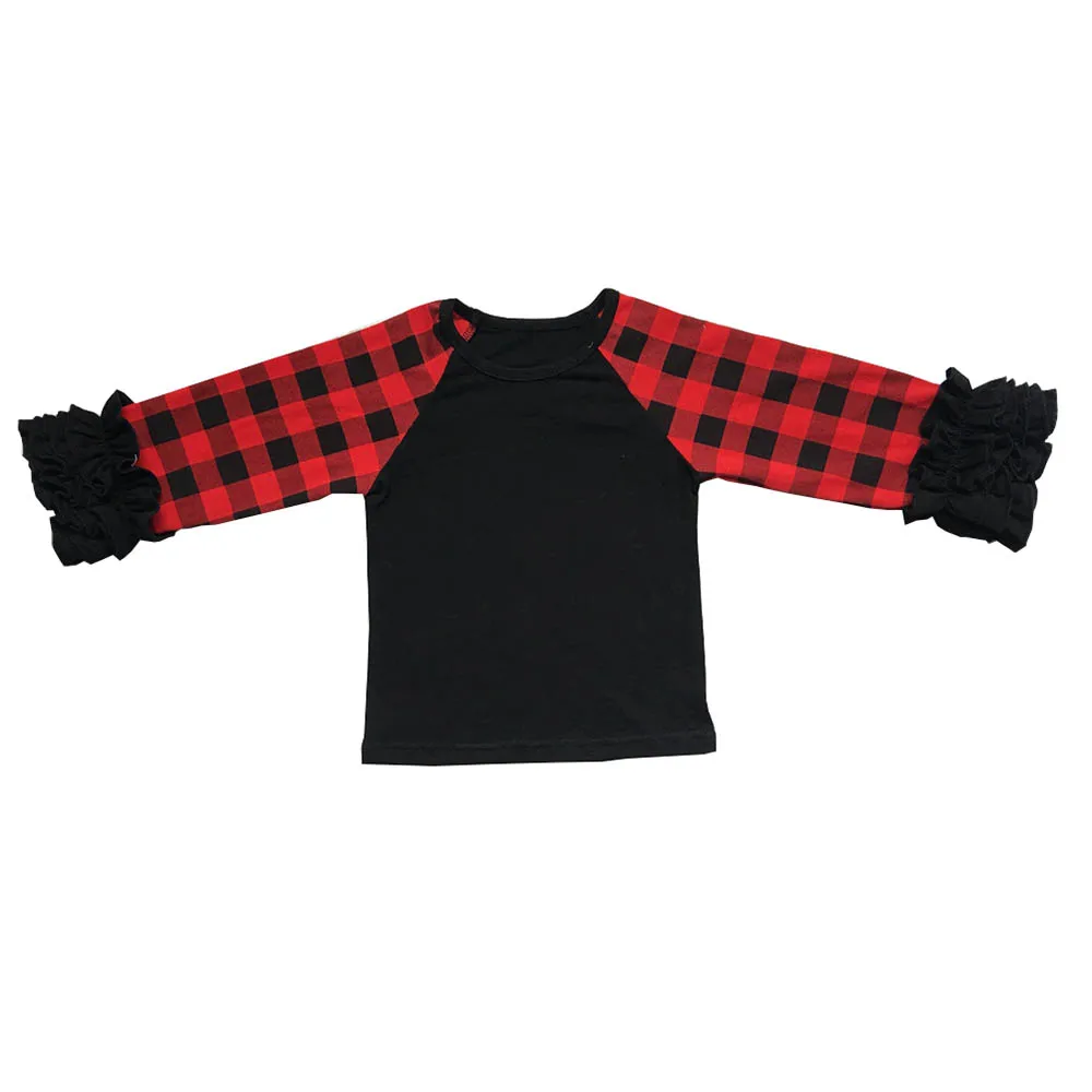 Детские рубашки в клетку с рюшами и монограммой для девочек|children girl shirts|children shirts
