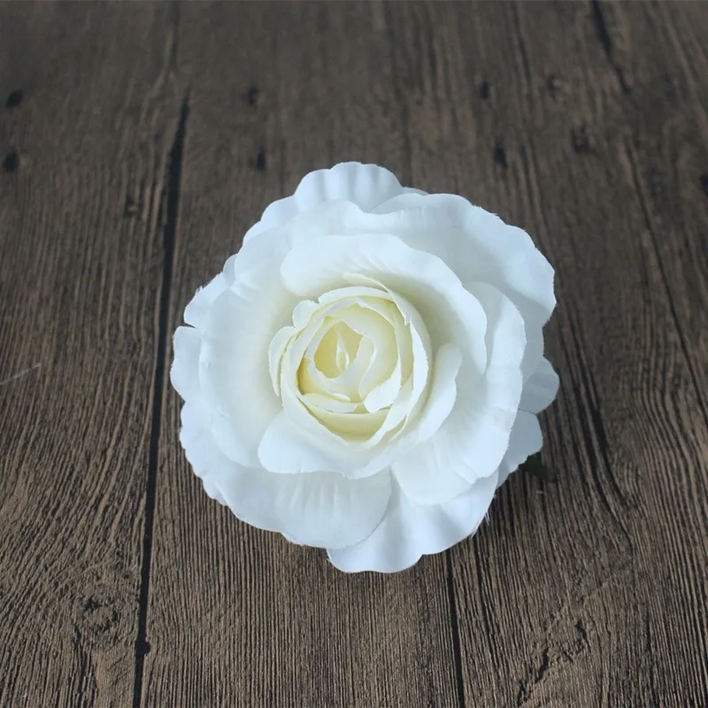 Artificial Rose Flower Head Handmade Home Decoration DIY Event Party Supplies for Wedding Decor Flores (9)
