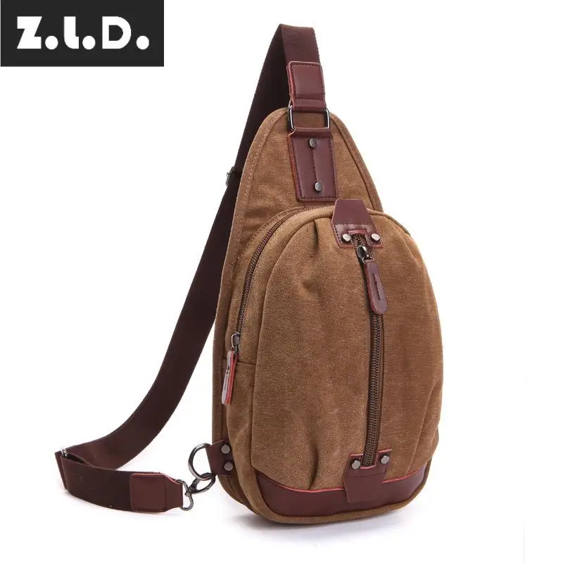 Z.L.D. Производители продают высококачественную холщовую нагрудную сумку модная