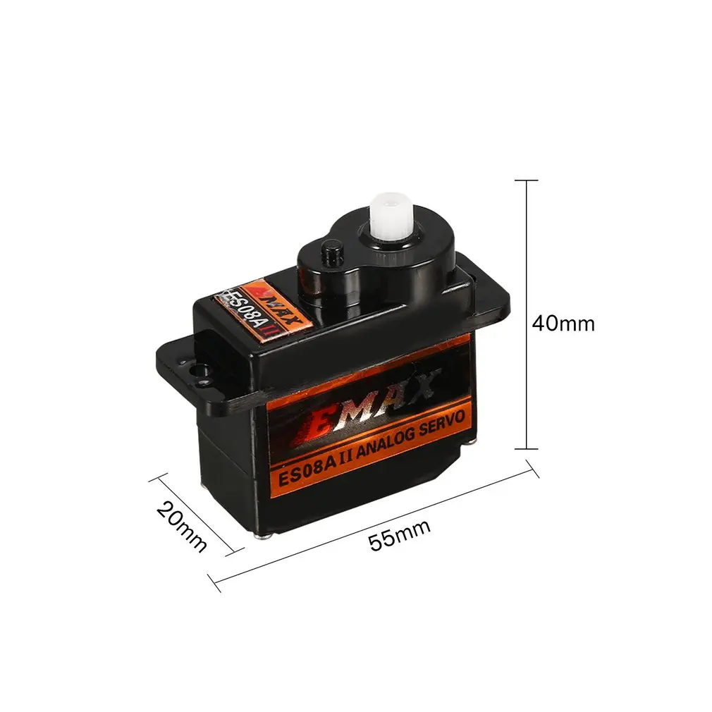 4 шт./компл. EMAX ES08A II 8 V 6 1 кг 0 12/0 10 s/60 градусов аналоговые Пластик Шестерни