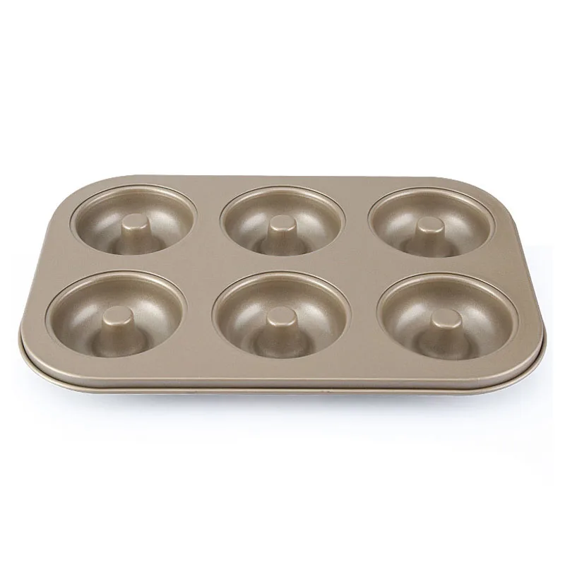 6Cell DIY Nonstick Wilton 6 Cavity Doughnut Donut Baking Cake Dessert Pan Tin Mold Maker