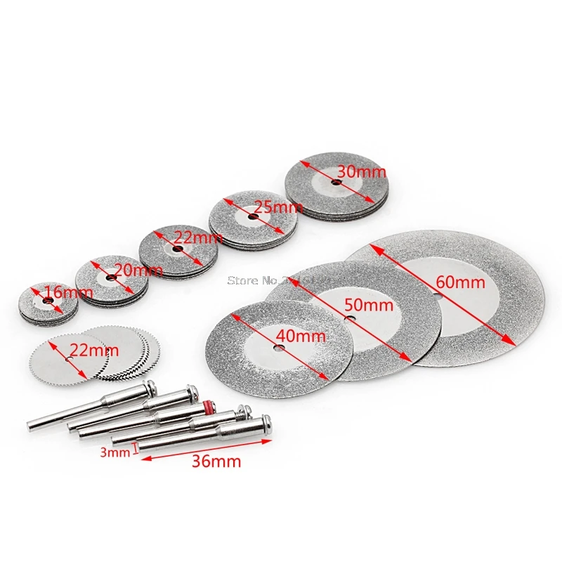 

For 38Pcs Diamonte Cutting Disc Saw Blade Grinding Wheel Set Rotary Tool Circular Promotion