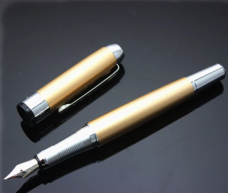 

High Quality Luxury Gold JINHAO select students practice calligraphy Fountain Pen 0.5 mm calligraphy pen 1.0 mm Iraurita ink pen