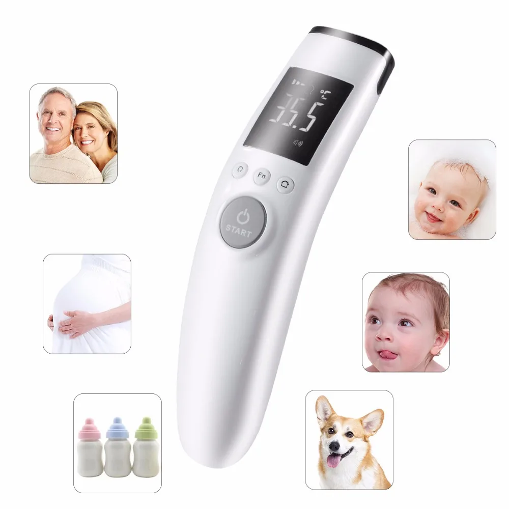 Forehead Digital Infrared Thermometer Electronic Medical Clinical