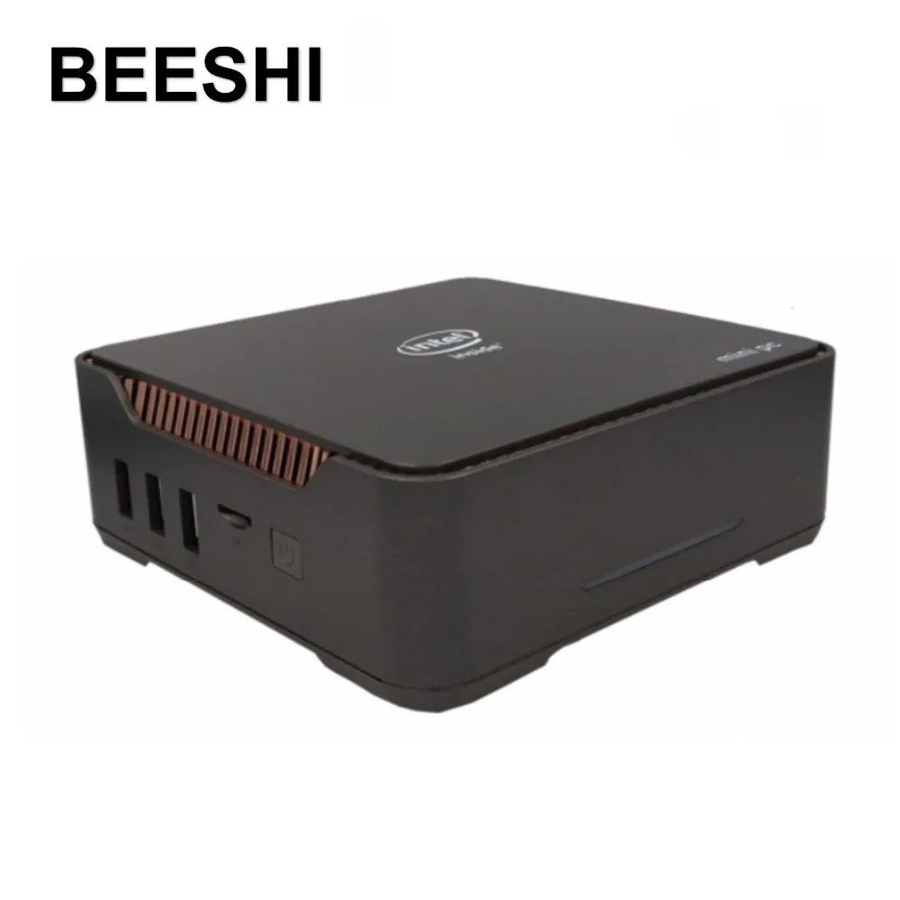 AK3V мини ПК Intel Celeron J3455 6 ГБ/4 ГБ/64 ГБ Windows 10 с микрофоном Cortana на HDD двойной HDMI VGA
