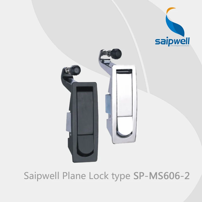 

Saipwell SPMS606-2 zinc alloy metal cabinet door lock zinc alloy cylinder lock double lock set door handles in 2-PCS-PACK
