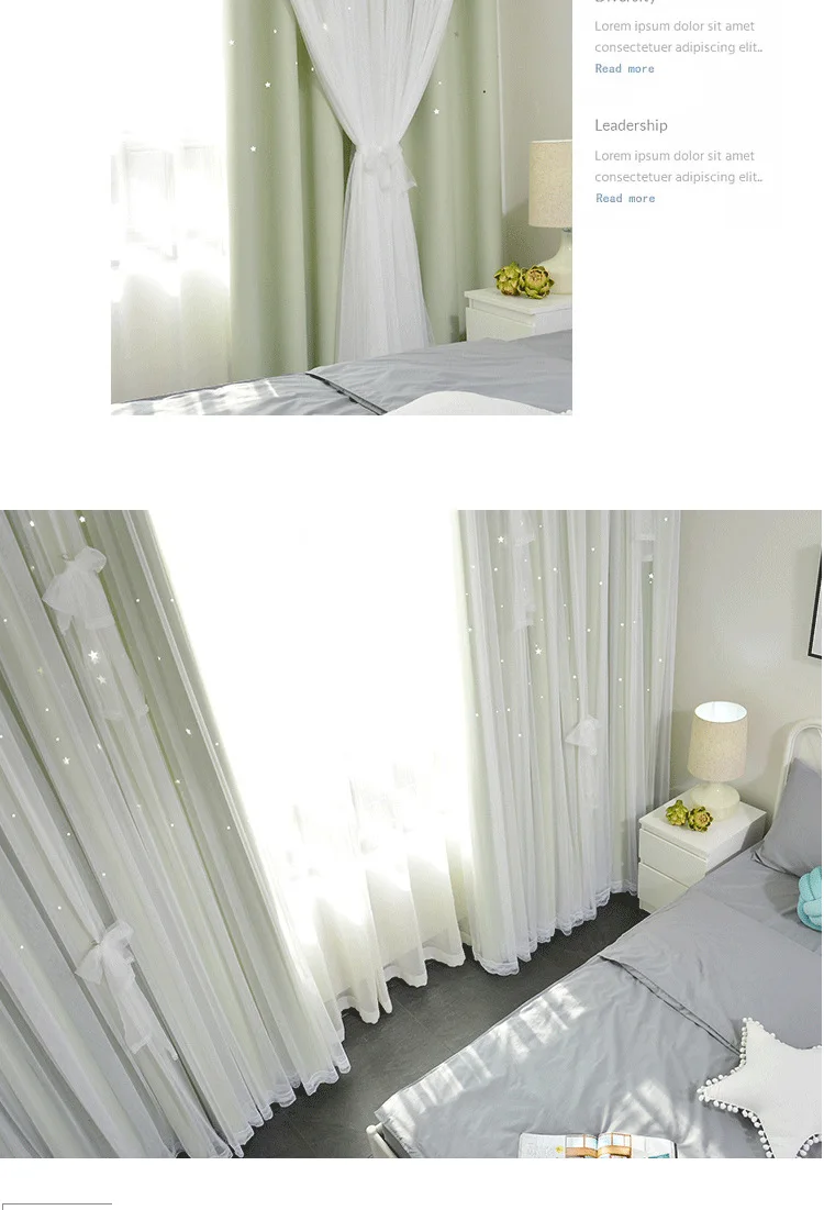 Корейская пасторальная ткань для окон, специальная Короткая занавеска для гостиной, столовой, спальни, одноцветная, полностью затемненная, двойная занавеска