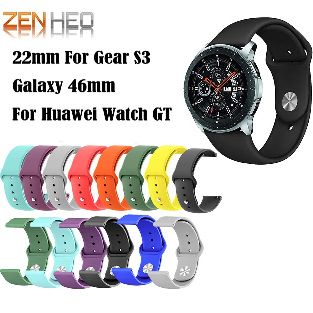 

For Galaxy 46mm Wrist Strap for Huawei Watch GT Silicone Watch Bands For Honor watch Magic Bracelet Band Smart Watch Accessory