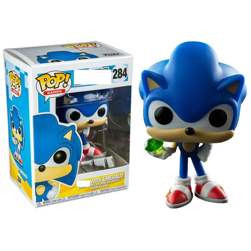 Funko pop SUPER SONIC с кольцом Shadow фигурку аниме модель ПВХ коллекционная игрушка для
