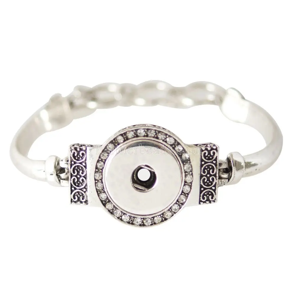 Partnerbeads Snaps Jewelry Bracelets Fit 18mm Metal Snap Button
