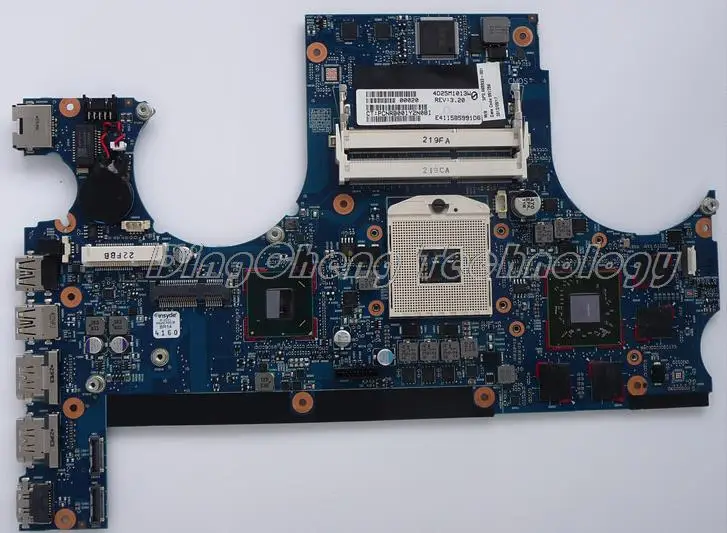 HOLYTIME laptop Motherboard For hp ENVY17 665933 001 HD6770M 1GB GPU HM65 Chipset DDR3 non integrated