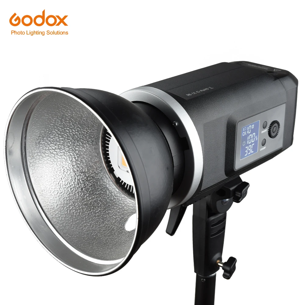 

Godox SLB60W 60W 5600K White Version hand held type Outdoors Portable Continuous LED Using Lithium Battery (Bowens Mount)