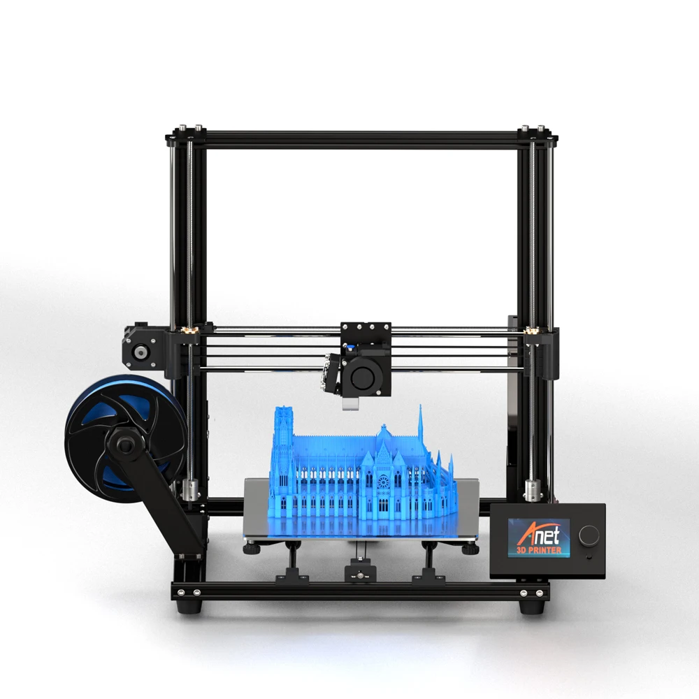 Новый обновленный Anet A8 Высокоточный DIY Plus 3D принтер самостоятельная сборка 300*300*350