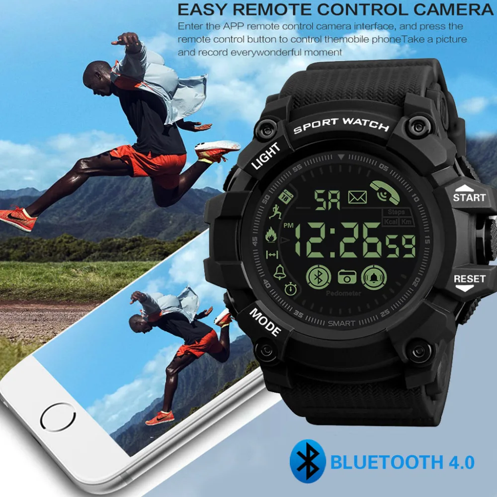 HONHX Smartwatch мужские часы модные электронные часы светодиодный Аналоговый кварцевый будильник Дата водонепроницаемые спортивные часы Montre Homme Relogio# F