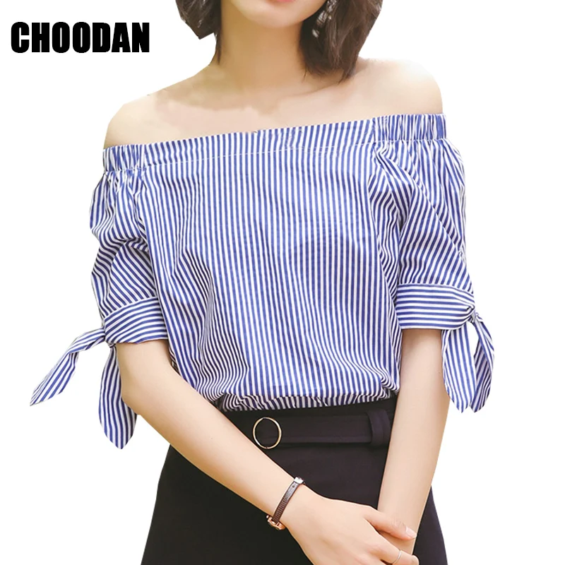 2018 Moda Donna floreale ONE OFF SPALLA PLUS Loose Tops Camicetta Camicia