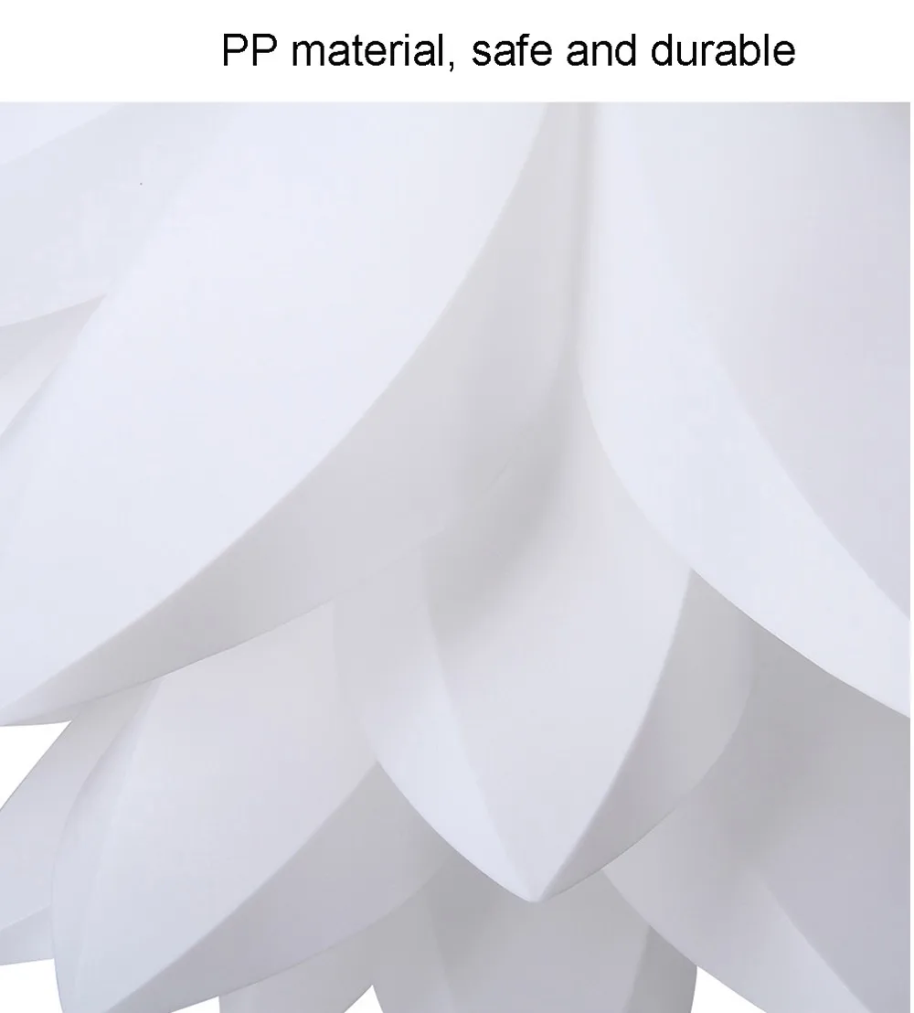 YouOKLight DIY Lotus Shaped Chandelier Ceiling Pendant Lampshade For Home